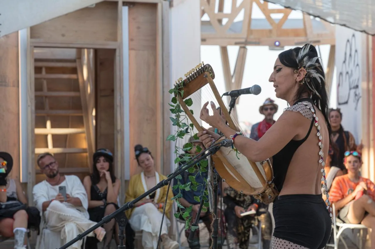 BIM Architecture | Fire Man Festival 'Release/Purification' fractal gallery/MAMOU-MANI