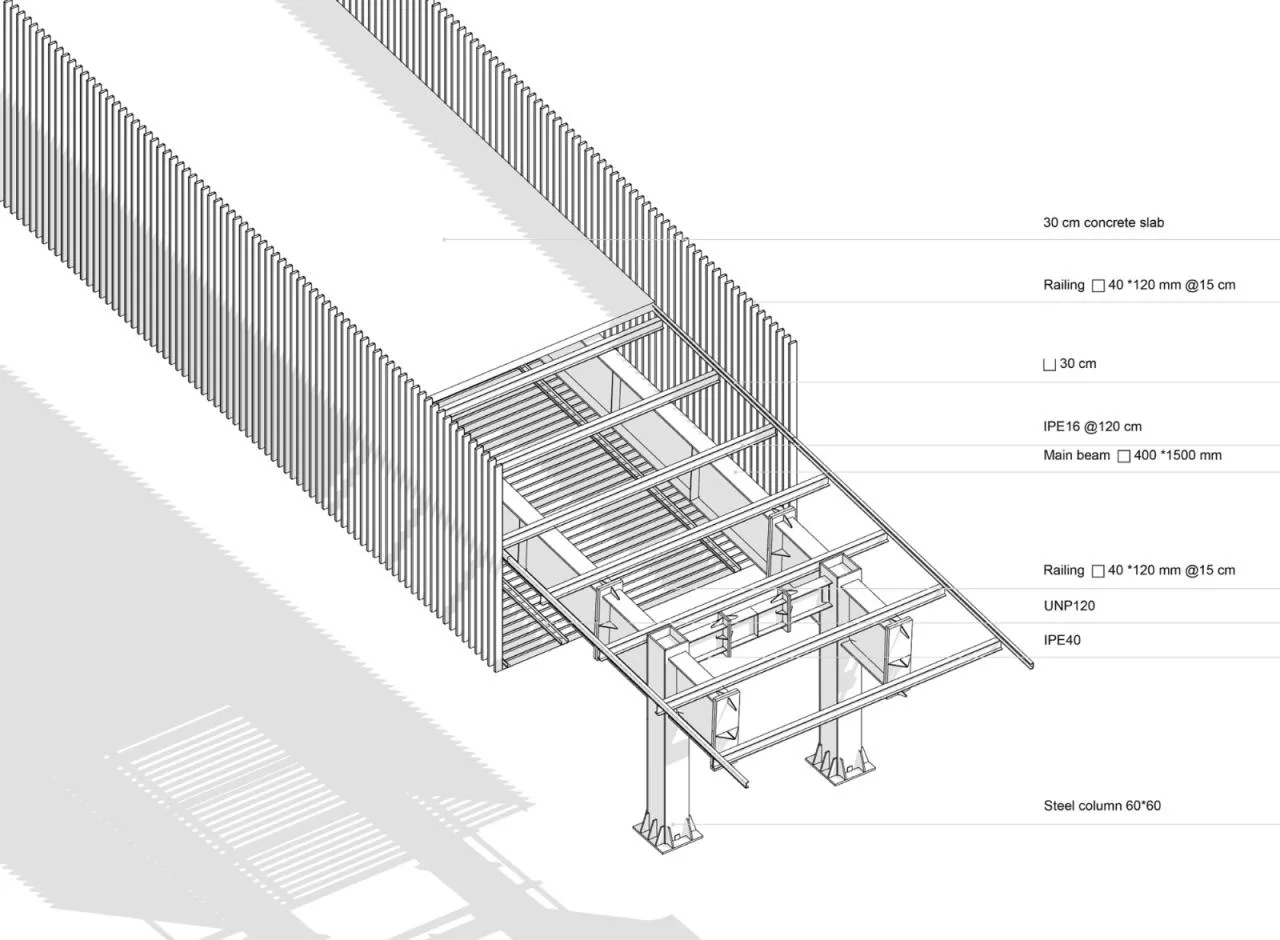BIM Architecture | Tandorosti 'U-shaped' Bridge/Katoum Architecture Studio