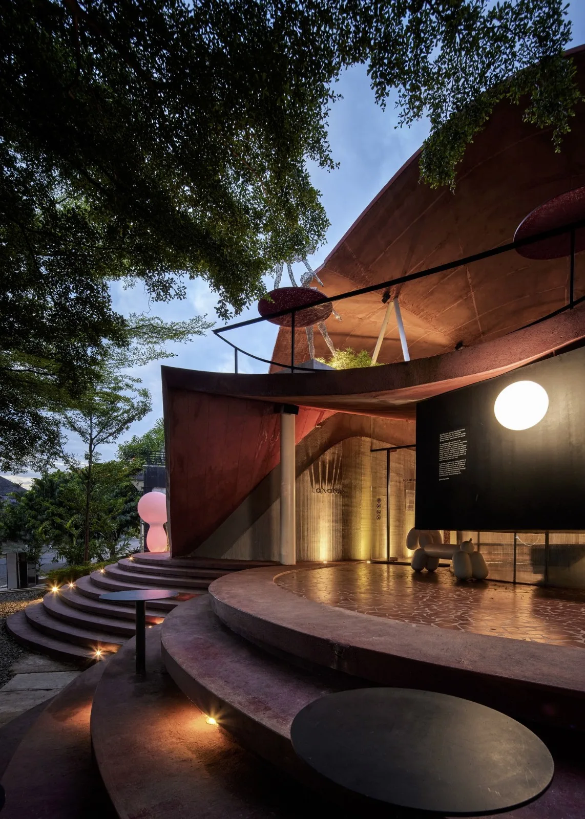 BIM Architecture | Tree Crown Garden Tanatap/RAD+ar (Research Artistic Design+Architecture)