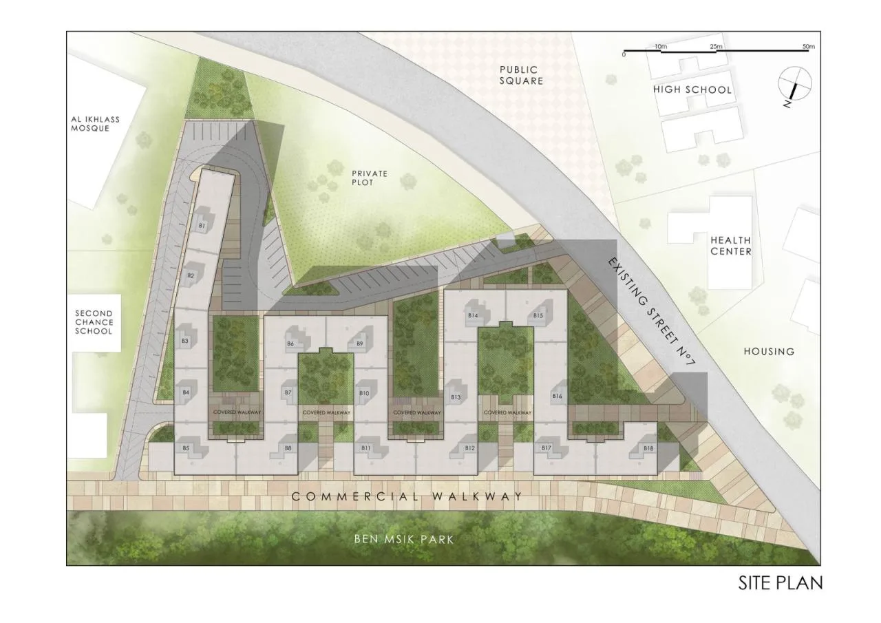 BIM Architecture | BEN MSIK Garden/Tarik Zoubdi Architect