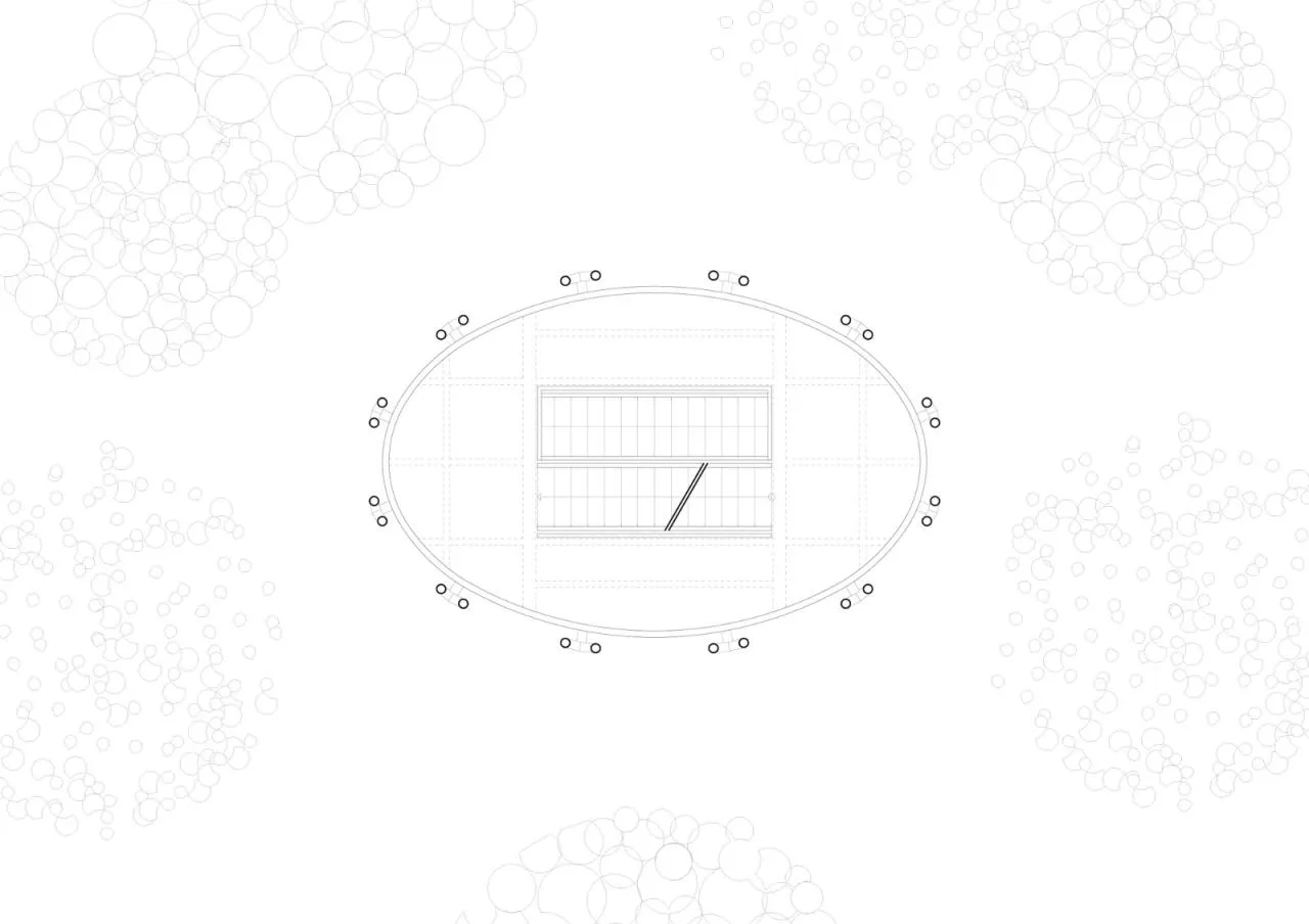 BIM Architecture | Hardtbergturm Observation Tower Plan View/Wolfgang Ott Architekt BDA