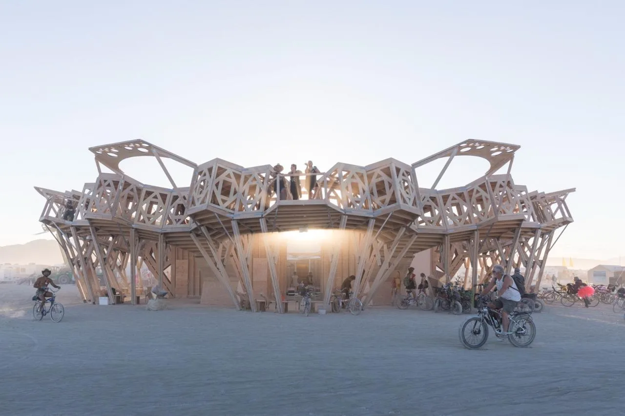 BIM Architecture | Fire Man Festival 'Release/Purification' fractal gallery/MAMOU-MANI