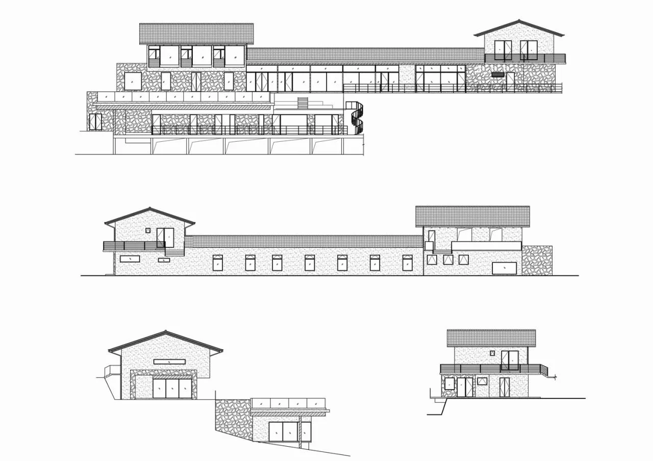 BIM Architecture | Valley Villa in the Stretching Mountains: Yaojia Yangxin Villa/Shanghai Yaoshun Architectural Design Co., Ltd