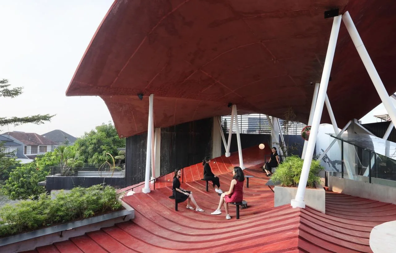 BIM Architecture | Tree Crown Garden Tanatap/RAD+ar (Research Artistic Design+Architecture)