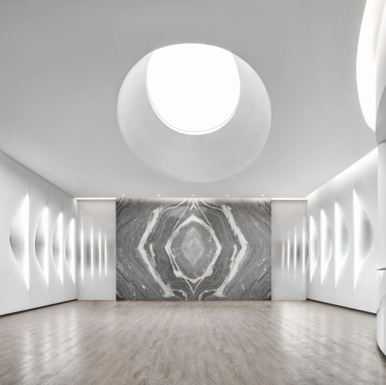 BIM Architecture | Organic Growth of Digital Ink Painting: Zhuo Yanlige Medical Aesthetics Clinic/CAA Interior New Works