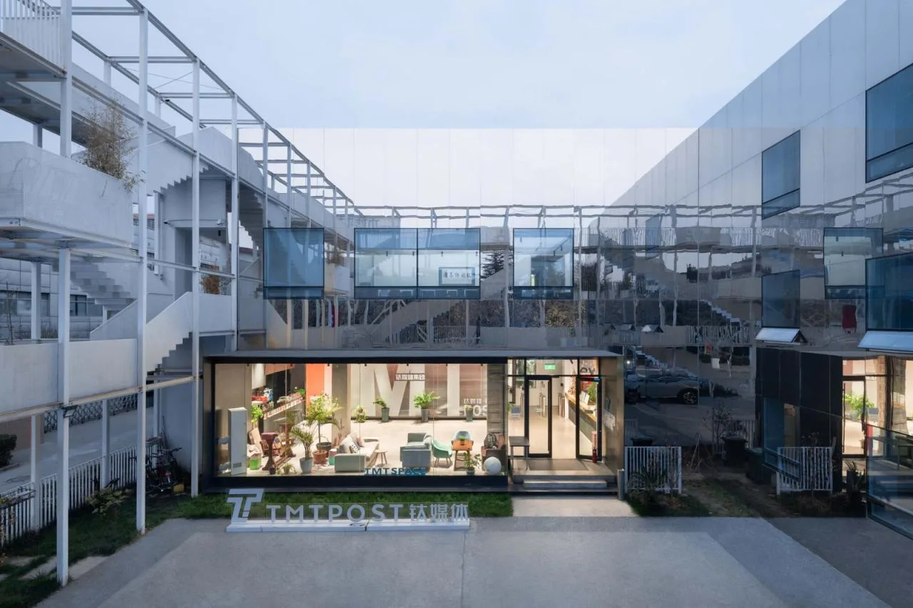 BIM Architecture | Titanium Media 'Folding Park', Renovation/Approach Design of the Former Site of Beijing Tuanhe Police Station