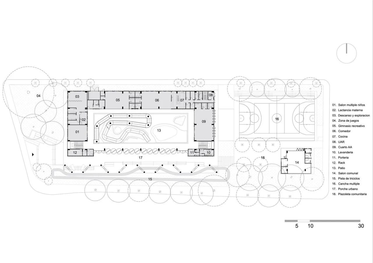 BIM Architecture | Champion Cradle Children's Development Center/Espacio Colectivo Arquitectos