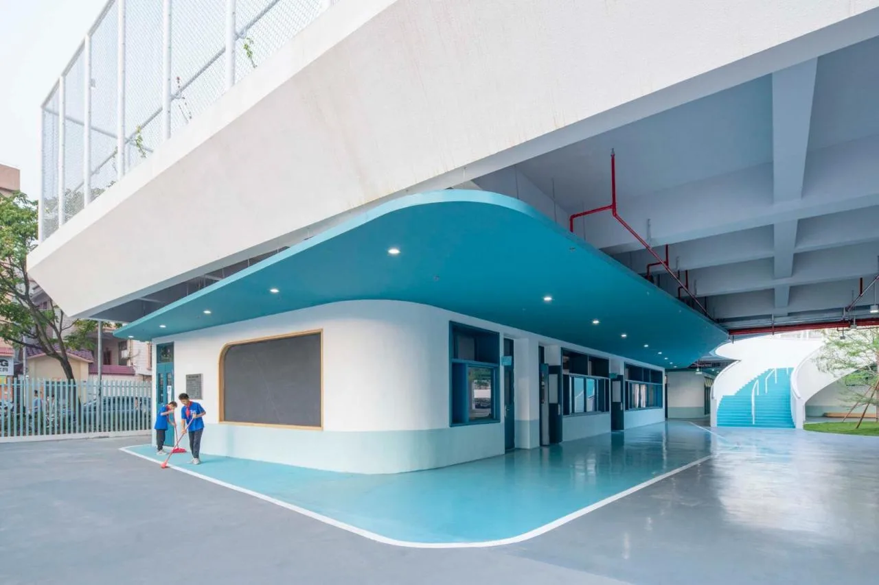 BIM Architecture | Renovation of Longjiang Foreign Language School Affiliated Primary School (Wanggang Primary School)/Vertical Beam Society Architecture