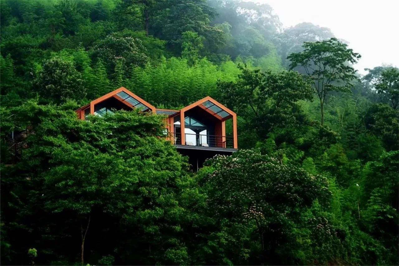 BIM Architecture | Valley Villa in the Stretching Mountains: Yaojia Yangxin Villa/Shanghai Yaoshun Architectural Design Co., Ltd