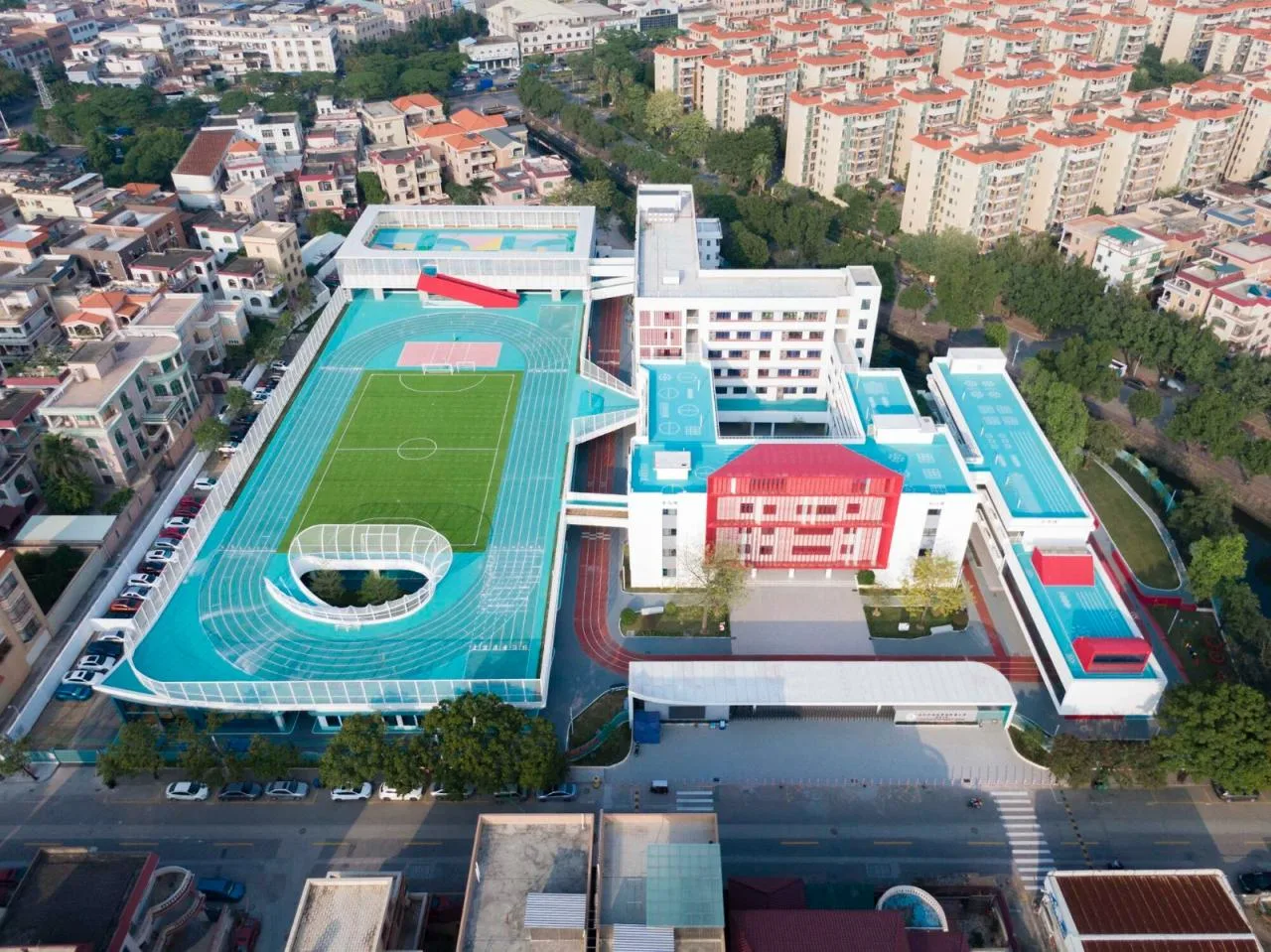 BIM Architecture | Renovation of Longjiang Foreign Language School Affiliated Primary School (Wanggang Primary School)/Vertical Beam Society Architecture