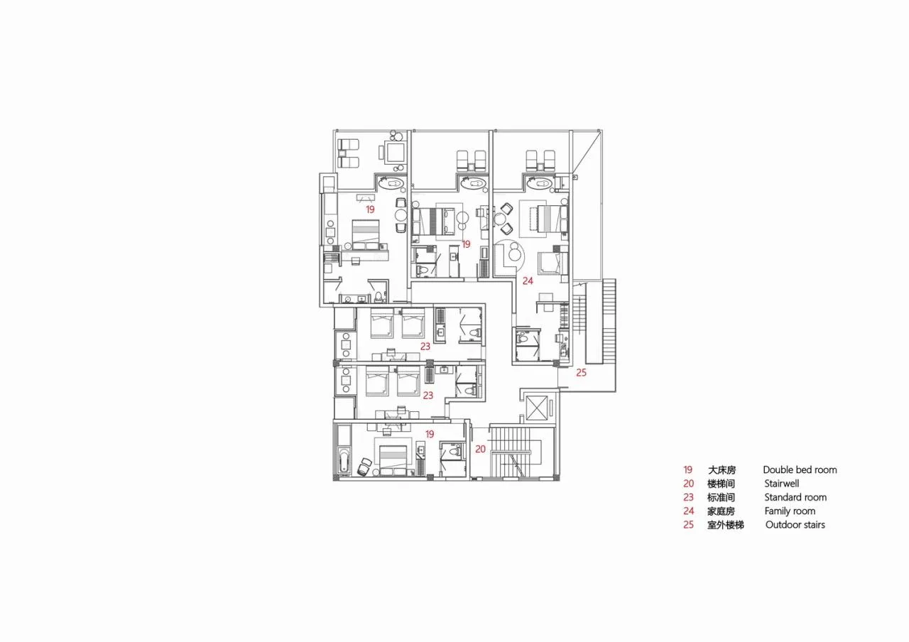 BIM Architecture | Cliff Edge Sky Homestay: Yaojia Wangpu/Shanghai Yaoshun Architectural Design Co., Ltd