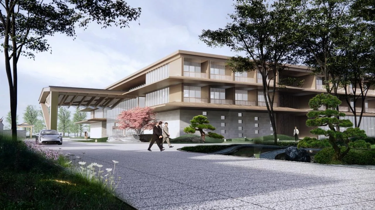 BIM Architecture | Wetland Floating Island · Qinhu Hotel/Jianhe Architecture