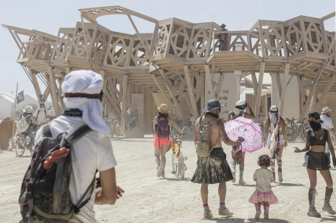 BIM Architecture | Fire Man Festival 'Release/Purification' fractal gallery/MAMOU-MANI
