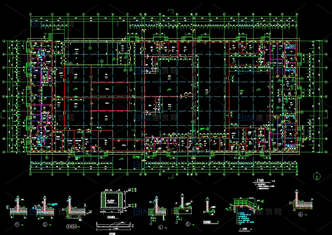 68 sets of CAD architectural structure construction drawings and DWG drawings for small and medium-sized factories in industrial projects