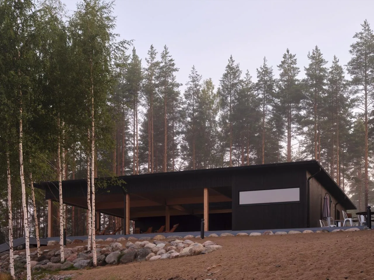 BIM Architecture | Forest and Water, Pistohiekka Resort/Studio Puisto