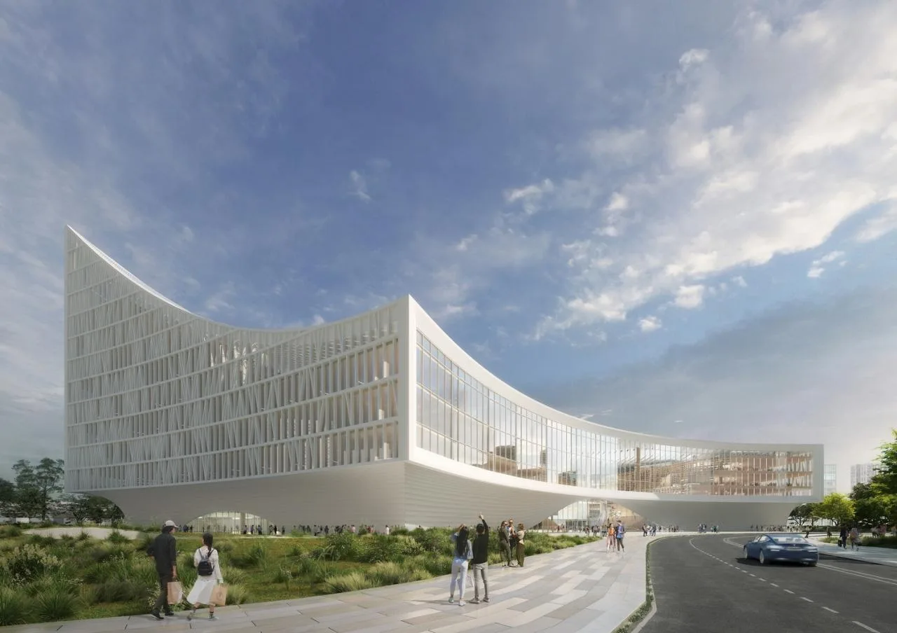BIM Architecture | Wuhan Library New Building: Winning Bid for 'Knowledge Canyon' Solution/MVRDV+Zhejiang University Campus