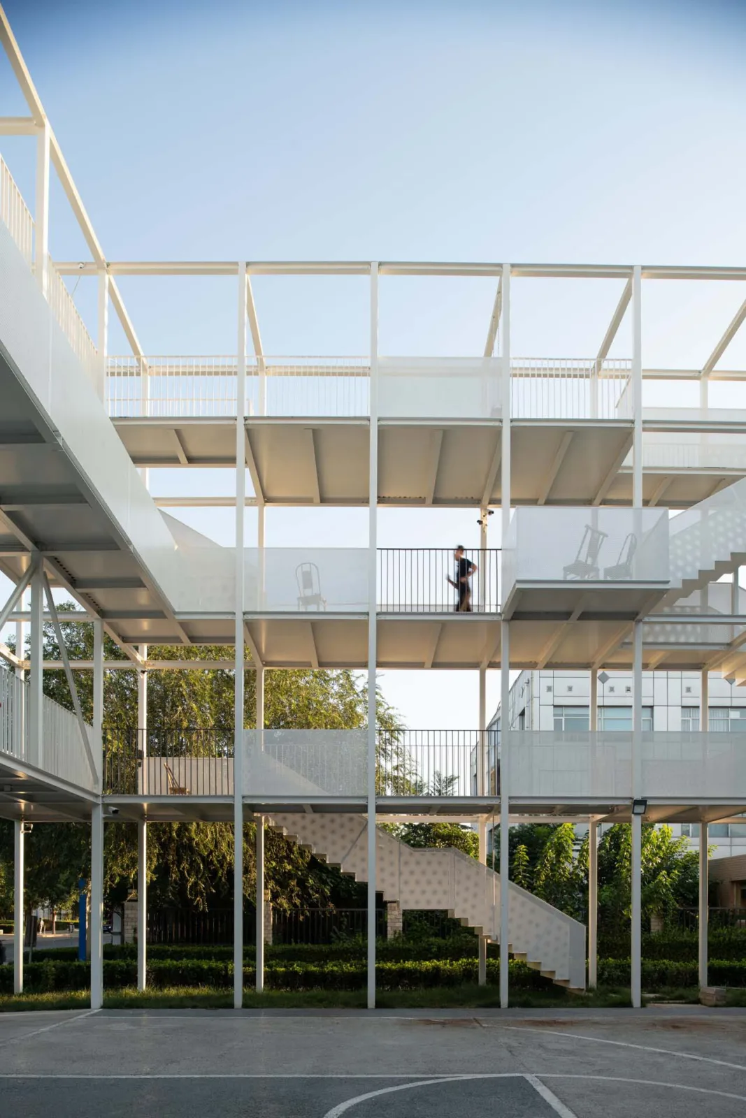 BIM Architecture | Titanium Media 'Folding Park', Renovation/Approach Design of the Former Site of Beijing Tuanhe Police Station