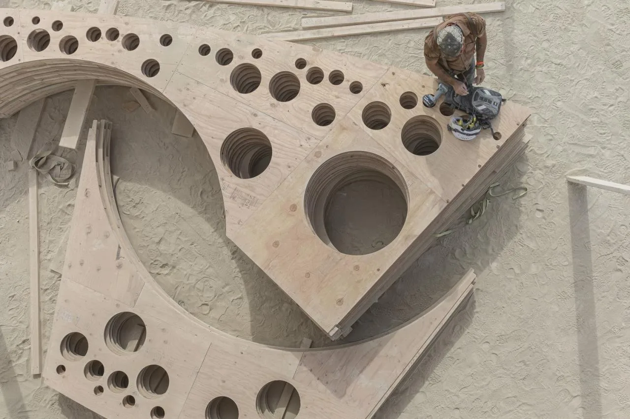 BIM Architecture | Fire Man Festival 'Release/Purification' fractal gallery/MAMOU-MANI