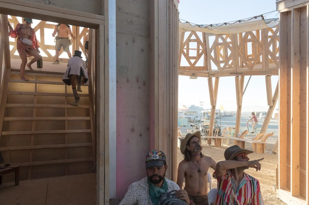 BIM Architecture | Fire Man Festival 'Release/Purification' fractal gallery/MAMOU-MANI