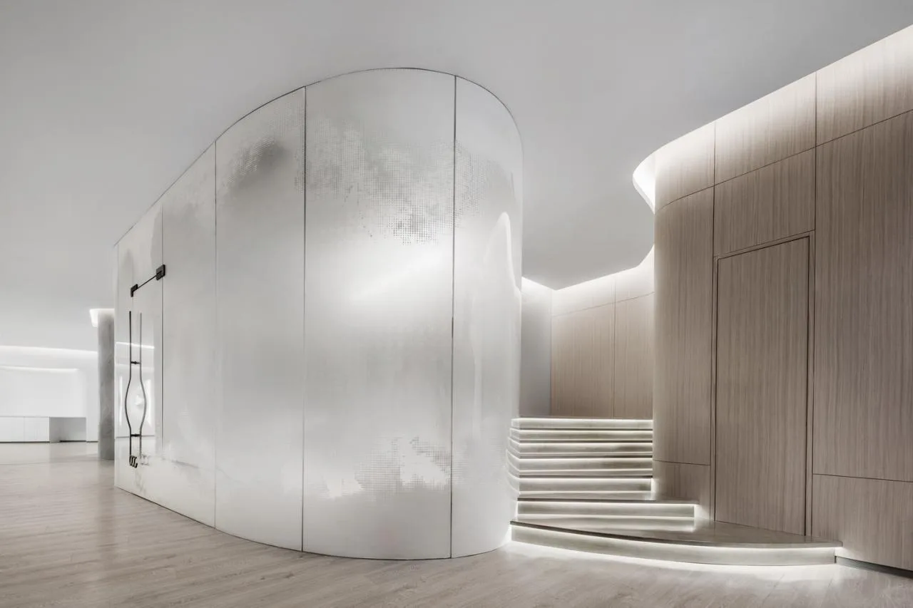 BIM Architecture | Organic Growth of Digital Ink Painting: Zhuo Yanlige Medical Aesthetics Clinic/CAA Interior New Works