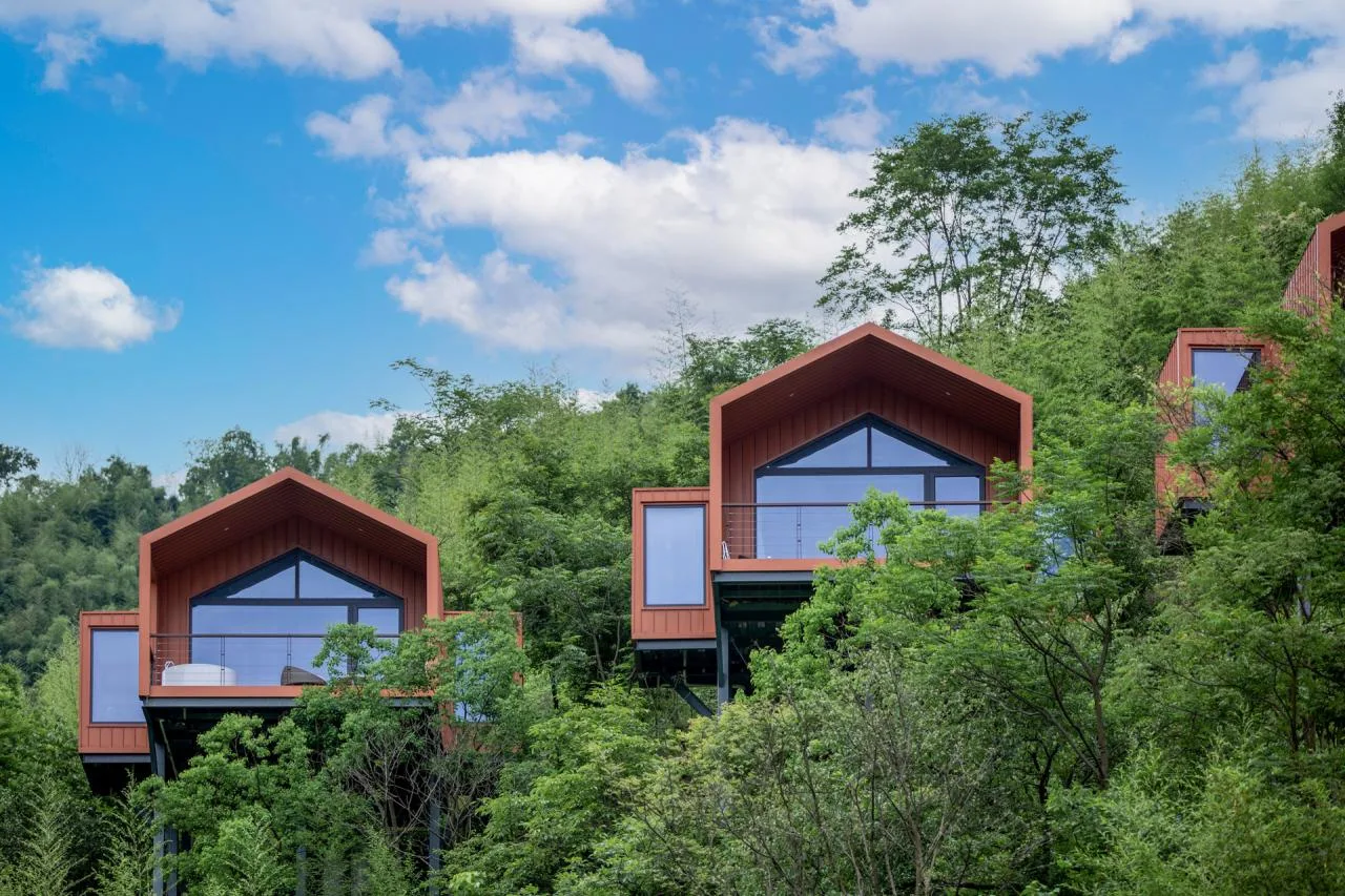 BIM Architecture | Valley Villa in the Stretching Mountains: Yaojia Yangxin Villa/Shanghai Yaoshun Architectural Design Co., Ltd