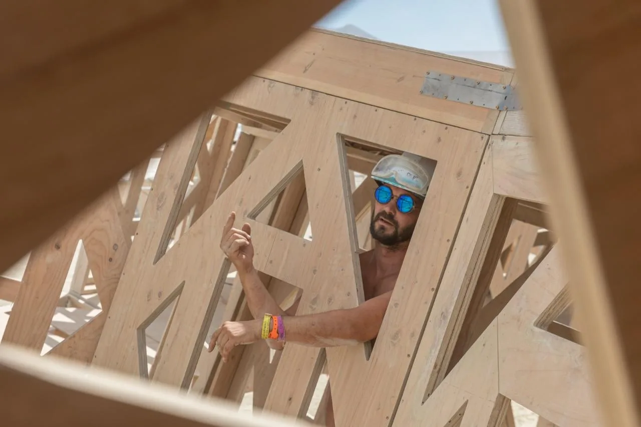 BIM Architecture | Fire Man Festival 'Release/Purification' fractal gallery/MAMOU-MANI