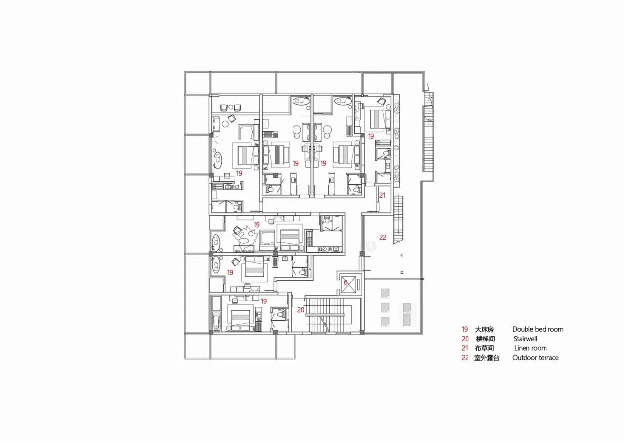 BIM Architecture | Cliff Edge Sky Homestay: Yaojia Wangpu/Shanghai Yaoshun Architectural Design Co., Ltd