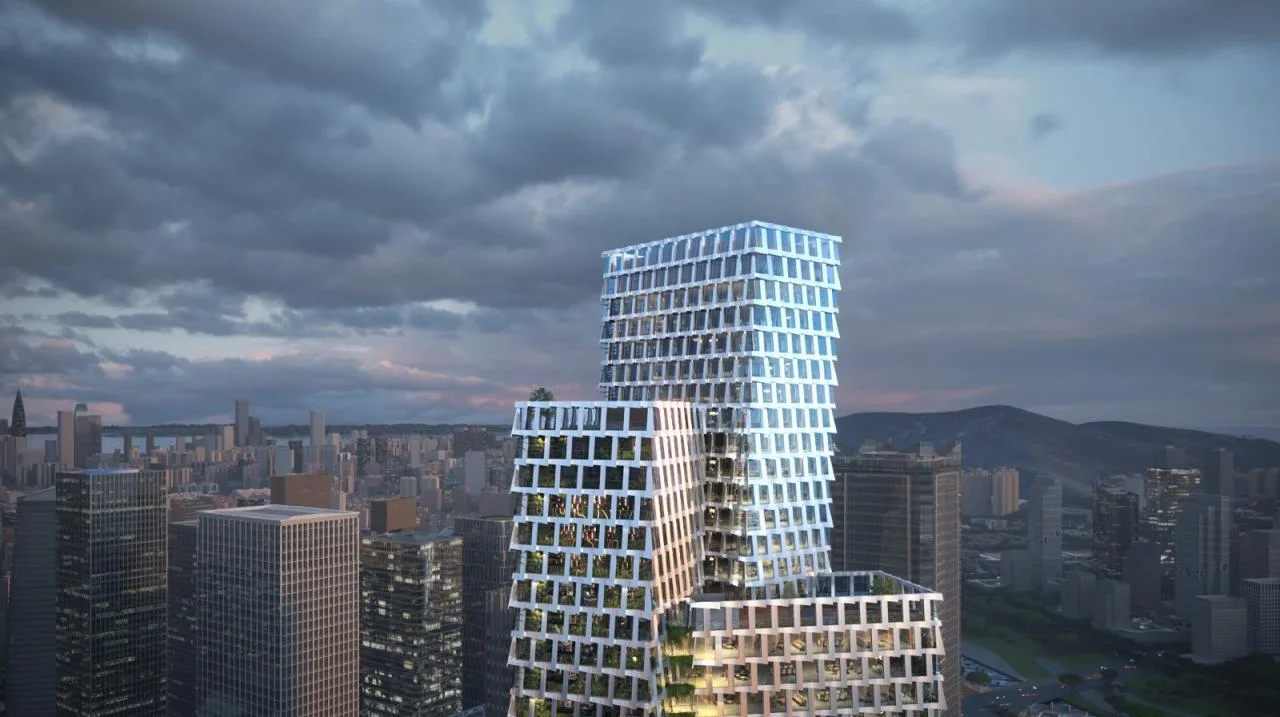 BIM Architecture | PRISMA Building/BIG in Qianhai Bay, Shenzhen