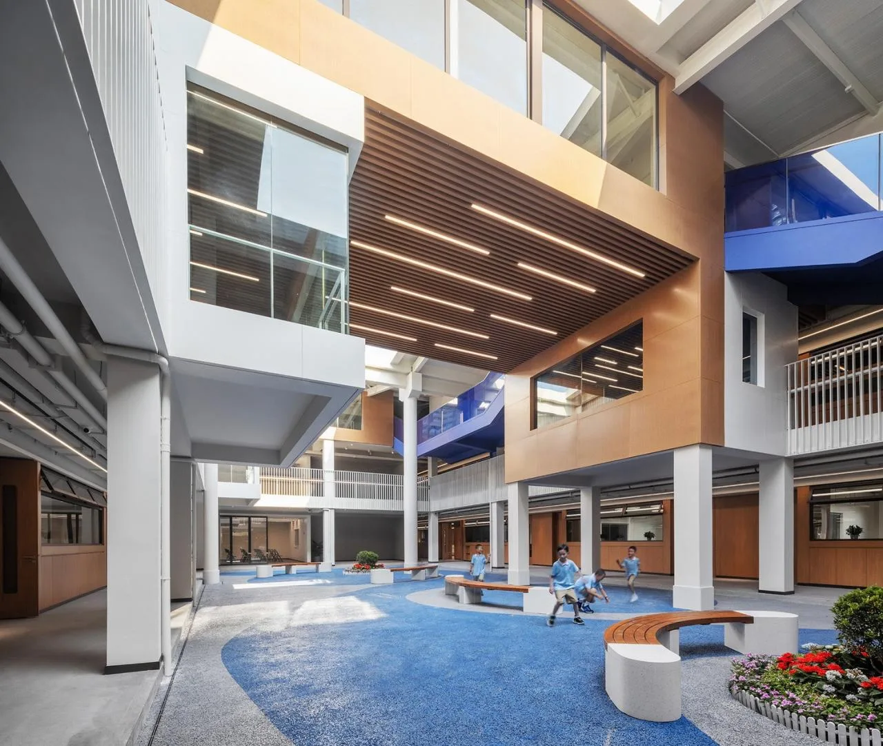 BIM Architecture | 'Landscape Campus': Lilin Education School/AG Huichuang, Nanshan District, Shenzhen