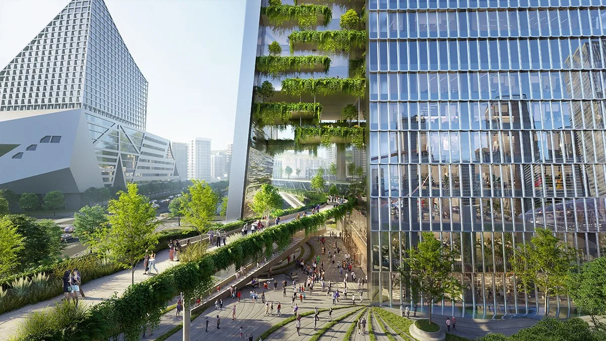 BIM Architecture | PRISMA Building/BIG in Qianhai Bay, Shenzhen