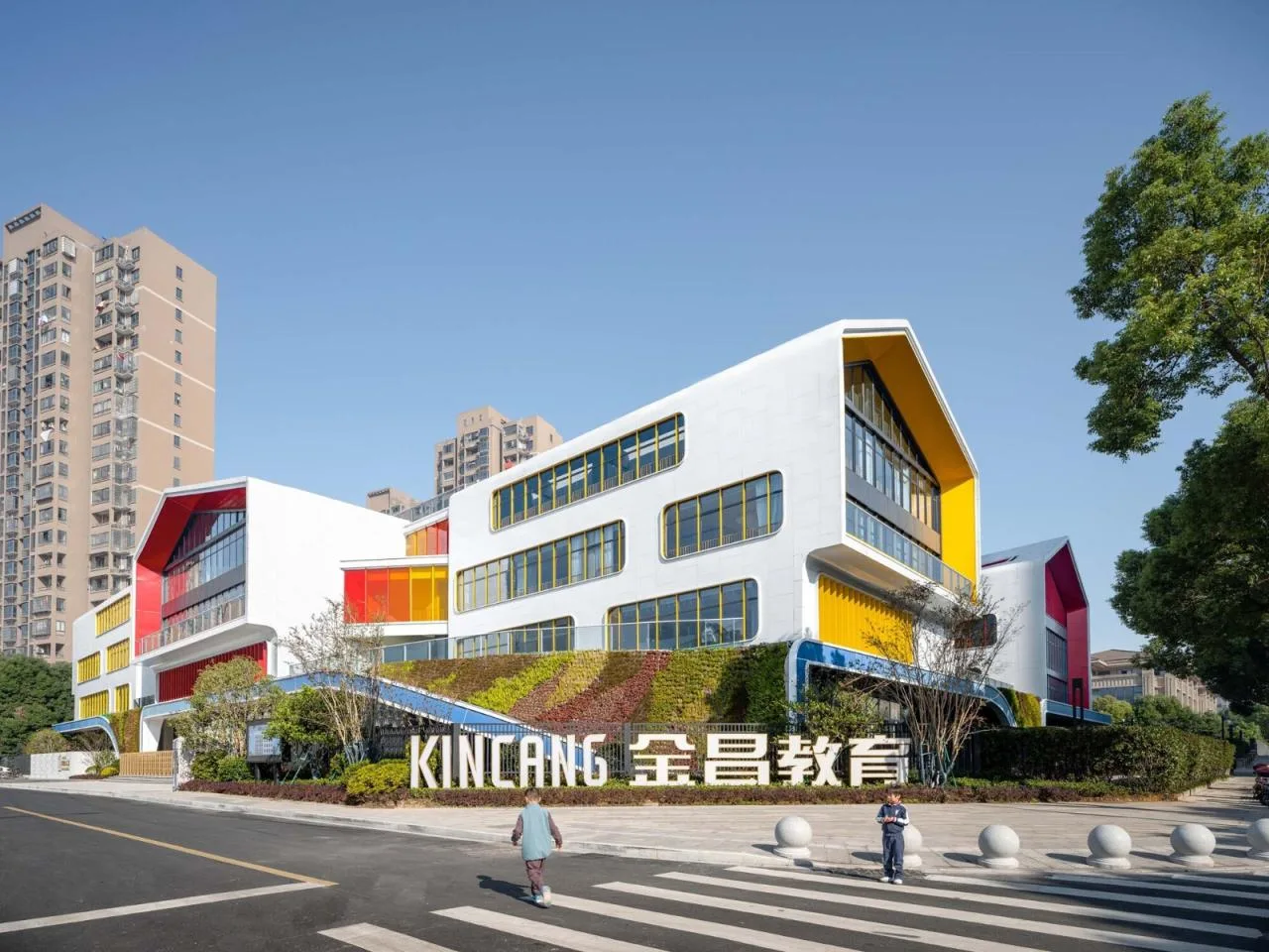 BIM Architecture | Jinchang Mondfel Kindergarten/01 City Architecture Office