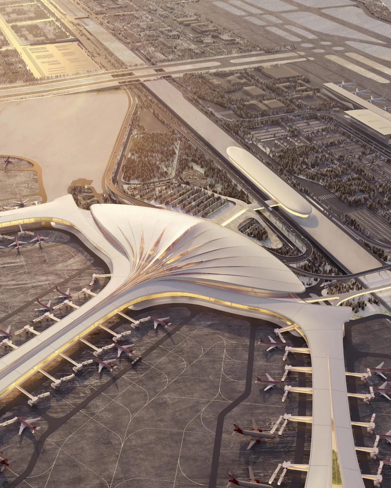 BIM Architecture | Winning Proposal for Changchun Airport New Terminal/MAD Consortium