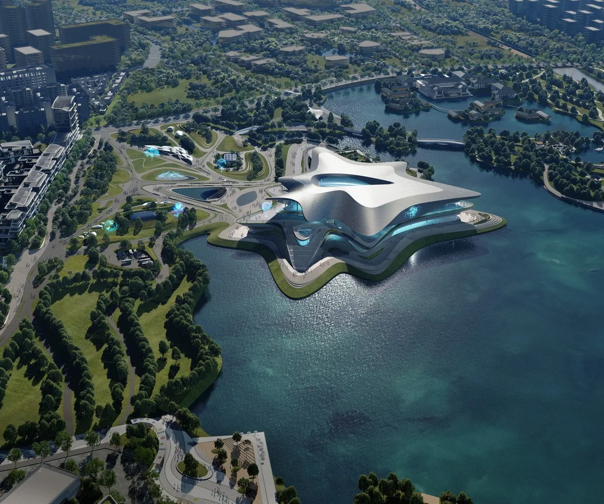 BIM Architecture | Chengdu Science Fiction Museum: 2023 World Science Fiction Conference and Hugo Award Main Venue/Zaha Hadid Architects