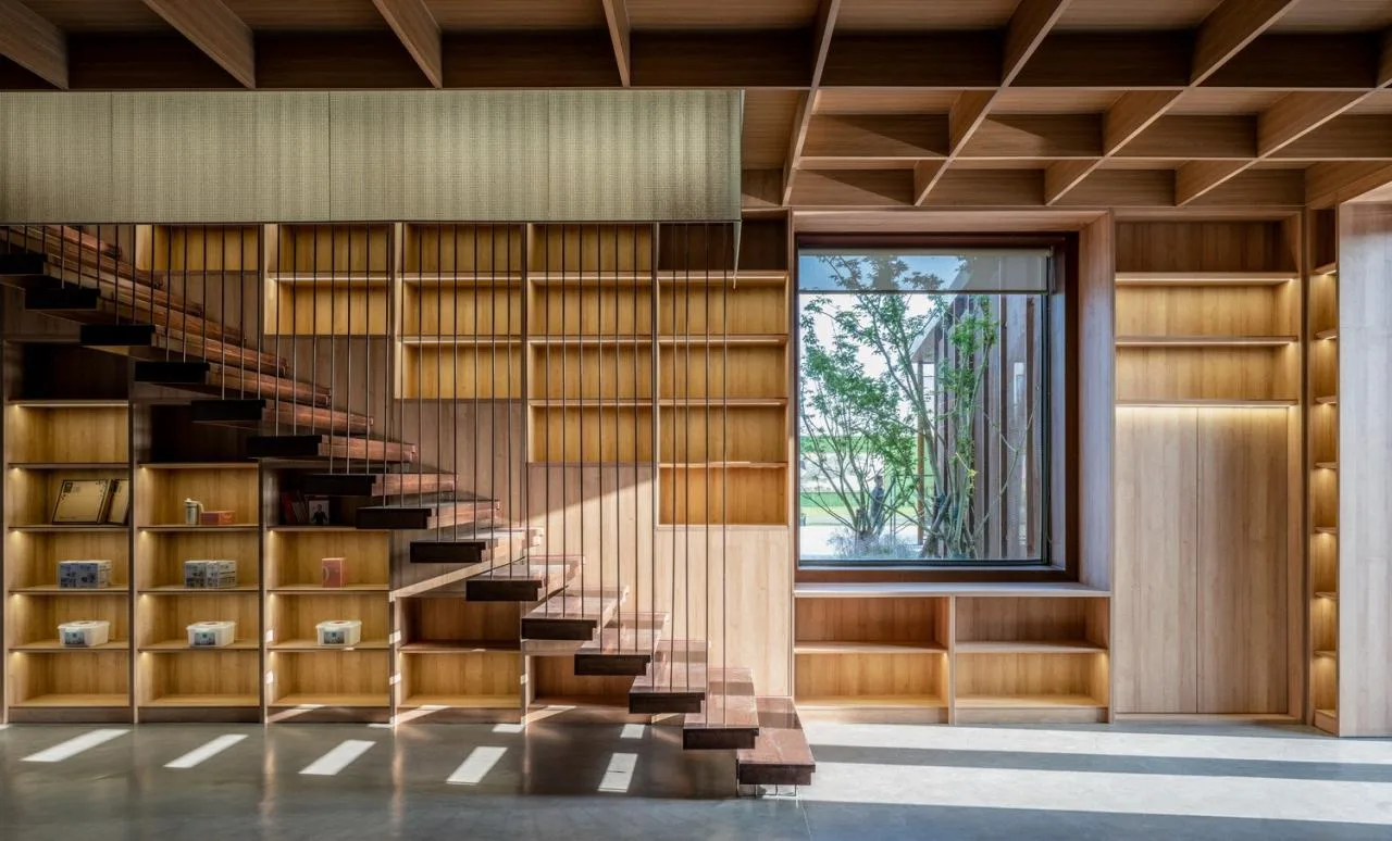 The renovated book bar, the concept of 'breaking through boundaries': the impact of looking at the internal and external scenes