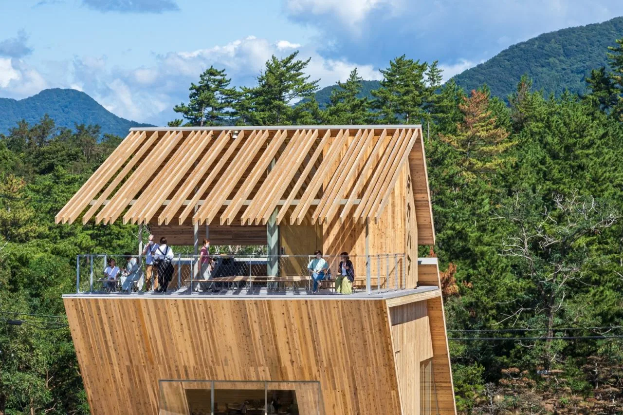 BIM Architecture | Takahama Cafe in Tottori City/Kengo Kuma Architecture Urban Design Firm