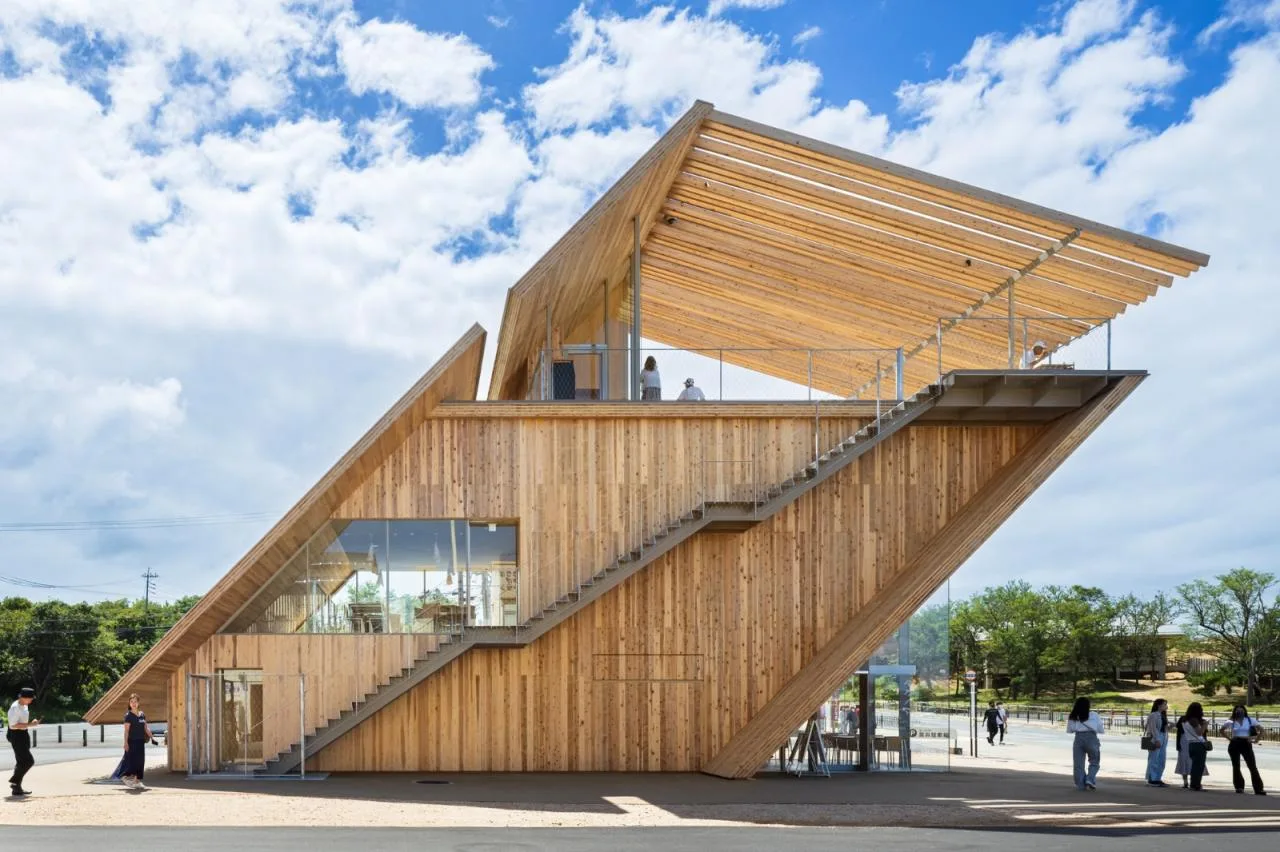BIM Architecture | Takahama Cafe in Tottori City/Kengo Kuma Architecture Urban Design Firm