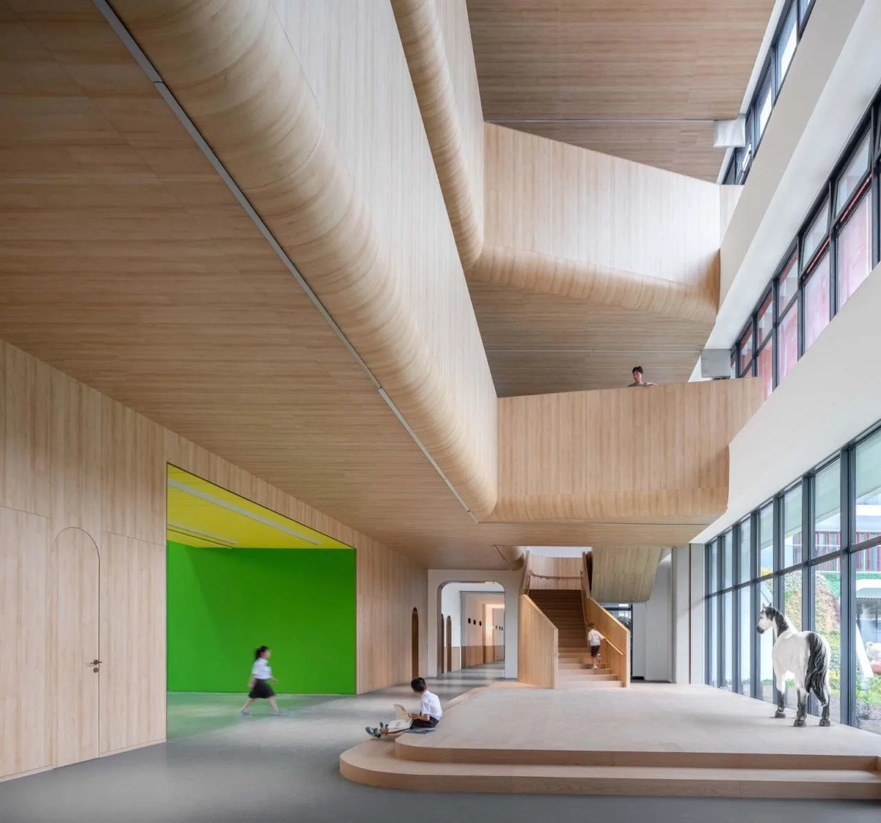 BIM Architecture | Jinchang Mondfel Kindergarten/01 City Architecture Office