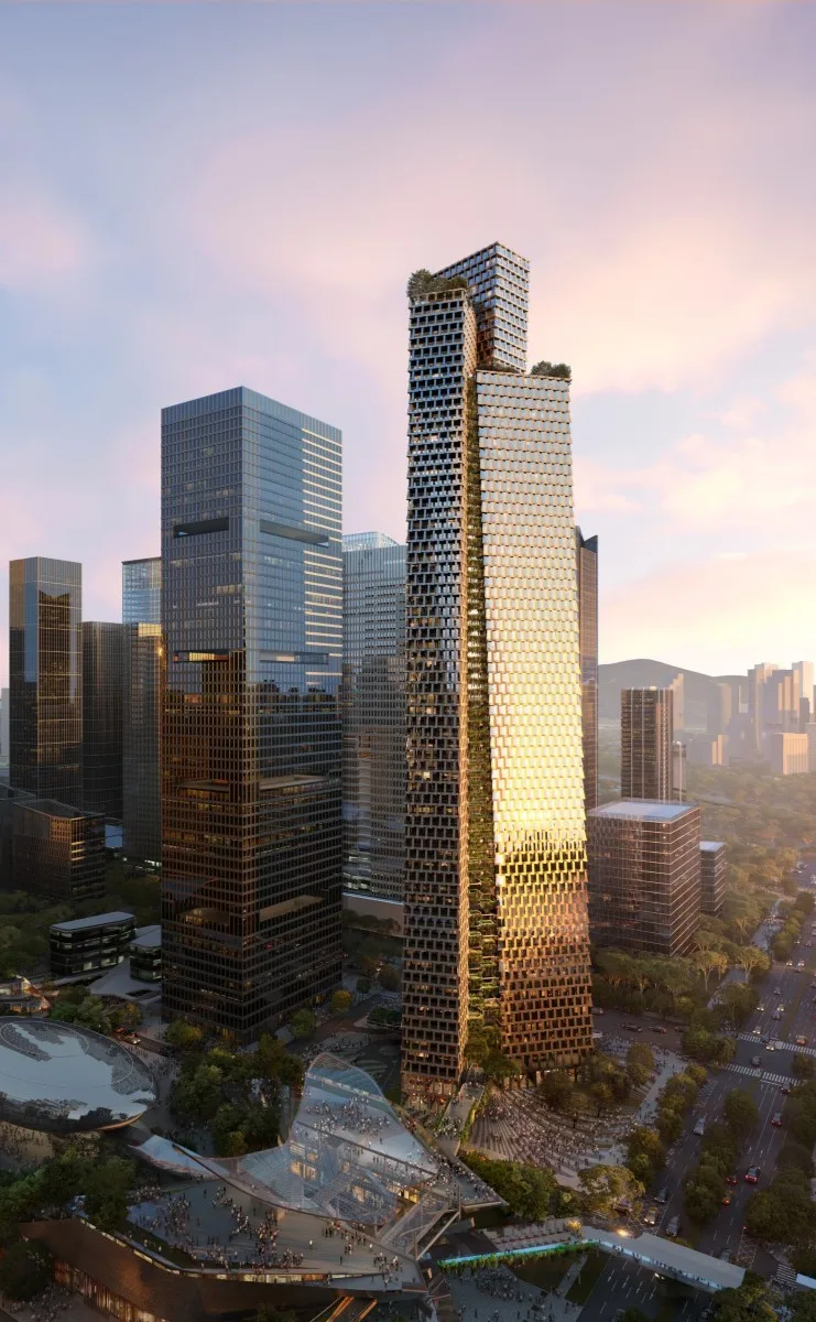 BIM Architecture | PRISMA Building/BIG in Qianhai Bay, Shenzhen