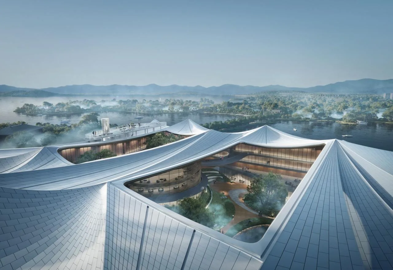 BIM Architecture | Donghu Hewu: Wuhan Huguang Overture City Resort Hotel (International Competition Award)/Weisiping Architectural Design