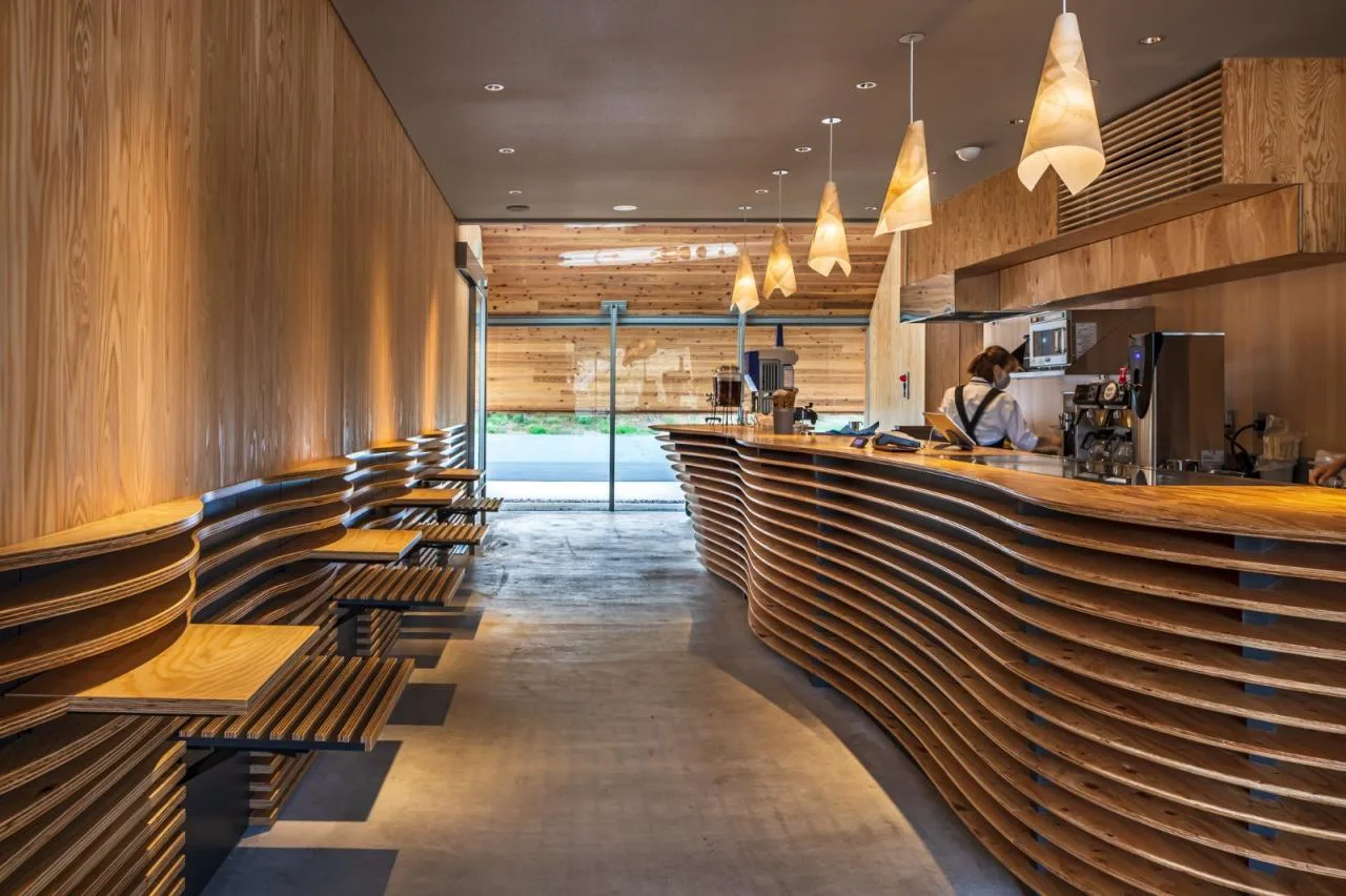 BIM Architecture | Takahama Cafe in Tottori City/Kengo Kuma Architecture Urban Design Firm