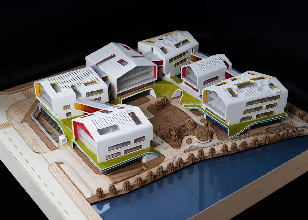 BIM Architecture | Jinchang Mondfel Kindergarten/01 City Architecture Office