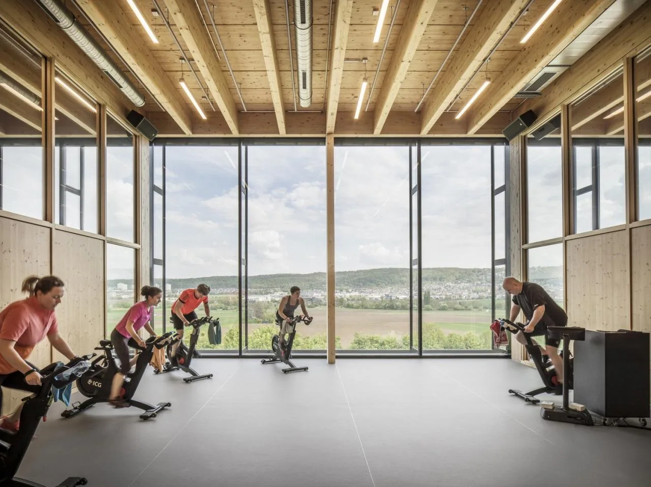 BIM Architecture | Aerial Fitness, Tongkuai Group Sports Center/Barkow Leibinger