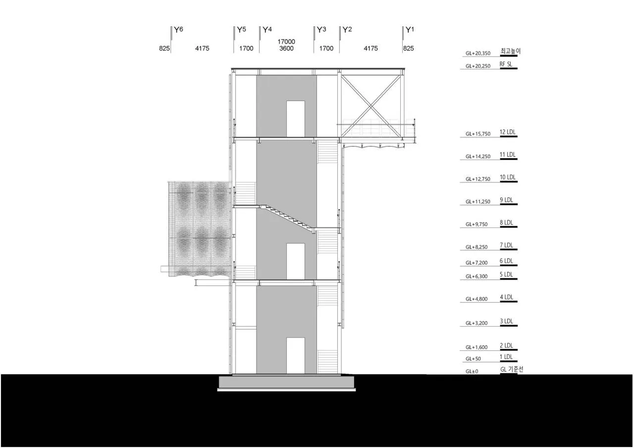 BIM Architecture | Advanced Use of Perforated Panels, Thousand Plateau Observation Deck/Emer sys