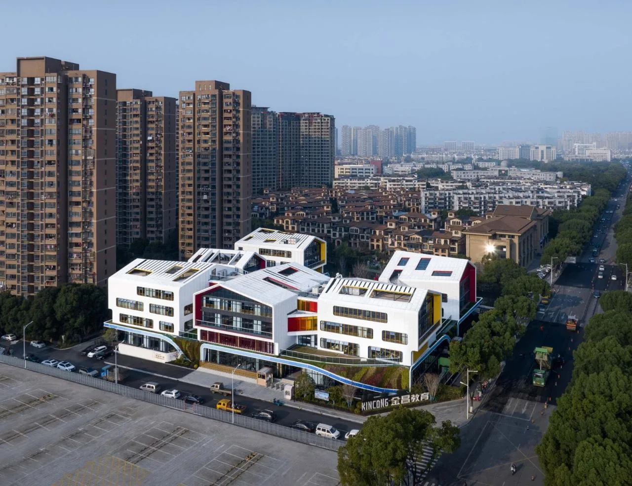 BIM Architecture | Jinchang Mondfel Kindergarten/01 City Architecture Office