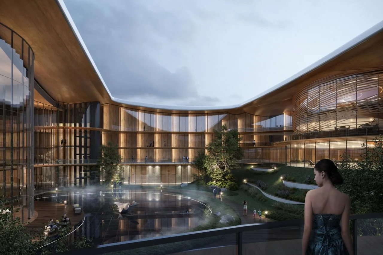 BIM Architecture | Donghu Hewu: Wuhan Huguang Overture City Resort Hotel (International Competition Award)/Weisiping Architectural Design