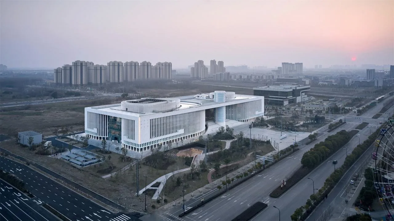 BIM Architecture | Feidong County Grand Theater Cultural Center/Shanghai Huadu Architectural Planning and Design Co., Ltd