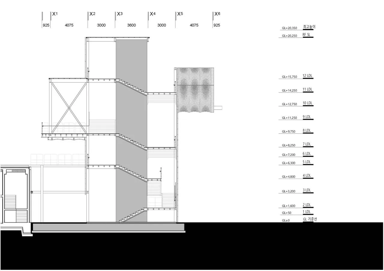 BIM Architecture | Advanced Use of Perforated Panels, Thousand Plateau Observation Deck/Emer sys