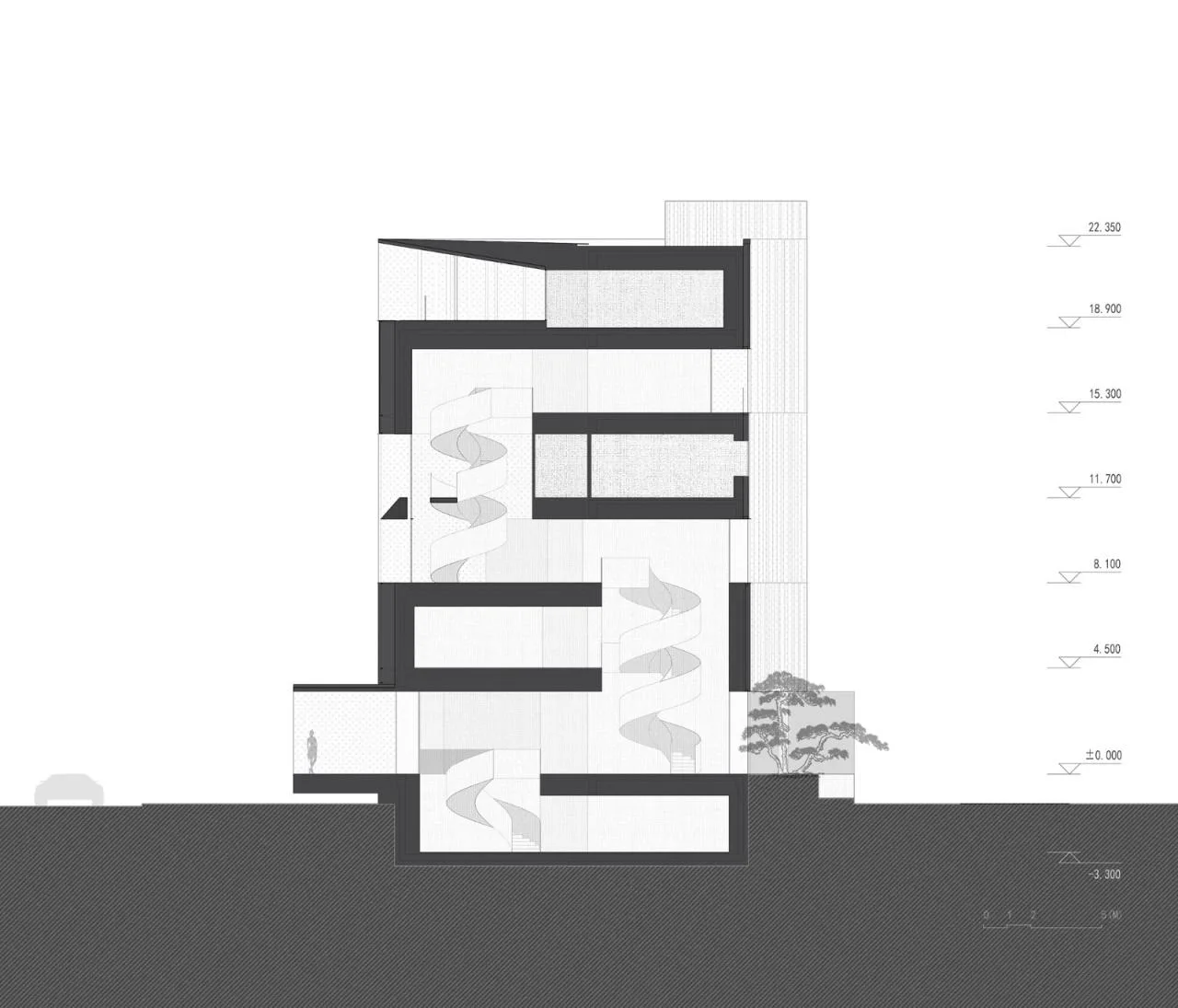 BIM Architecture | Minghu 100 Art and Culture Center/TAOA Tao Lei Architecture