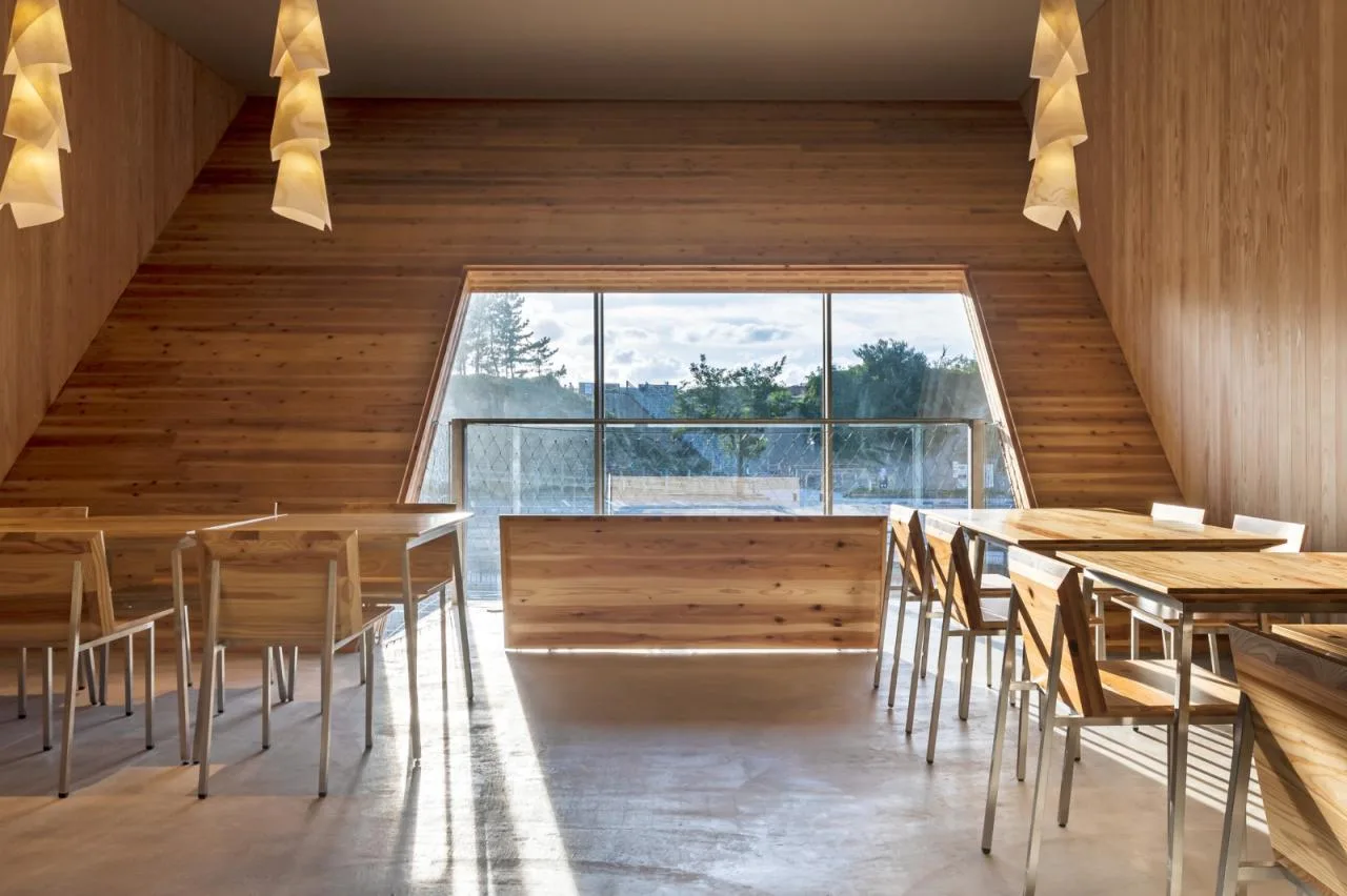 BIM Architecture | Takahama Cafe in Tottori City/Kengo Kuma Architecture Urban Design Firm