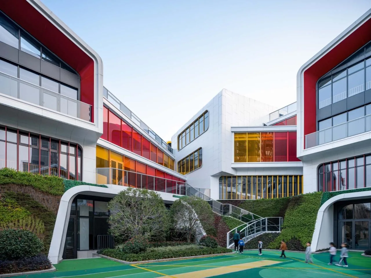 BIM Architecture | Jinchang Mondfel Kindergarten/01 City Architecture Office
